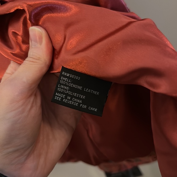 Pamela McCoy Floral Leather Jacket - Picture 10 of 11